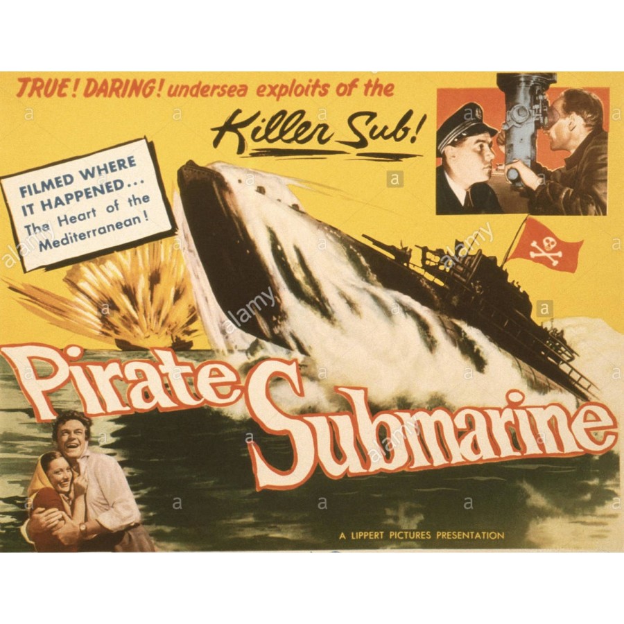Pirate Submarine – 1951  WWII